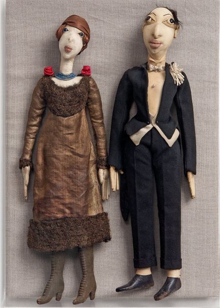 Sigrid och Isaac förärades de här dockorna av ryskan Marie Vassilieff, en tidigare kurskamrat  på Académie Matisse. Förutom att hon hade sin egen Académie, så blev hon smått legendarisk för sin gästfrihet  under första världskriget.