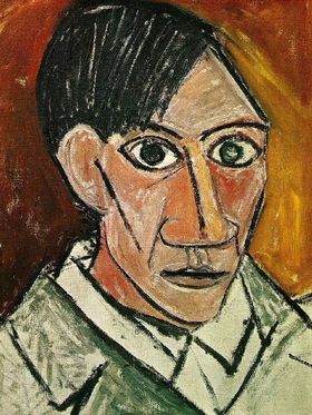 Pablo Picasso, självporträtt.