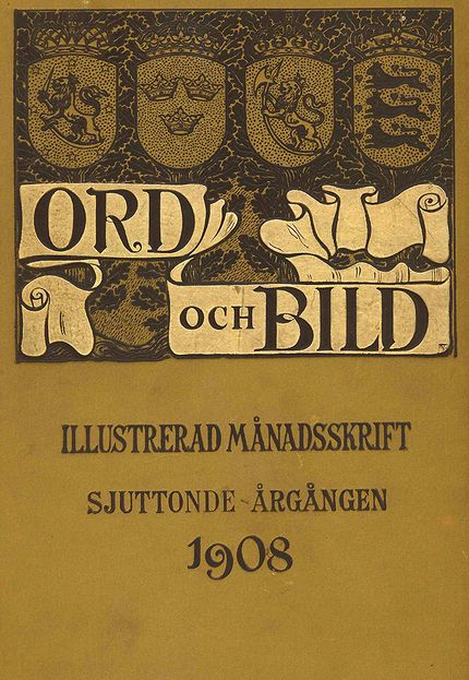 Tidskriften grundades redan 1892 av Karl Wåhlin och den lever än idag som Ord & Bild