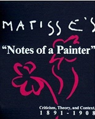 På hösten 1908 gav Matisse ut Notes d´un peintre (En konstnärs anteckningar).  Matisse  var  noga  med att var en skulle utvecklas enligt sina egna intentioner, men i den här skriften fanns nog ett och annat  som var tillämpbart i hans undervisning.