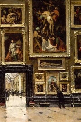 Att uppleva det Louvren hade att erbjuda var ju ett måste för alla nyanlända konstnärer i Paris.